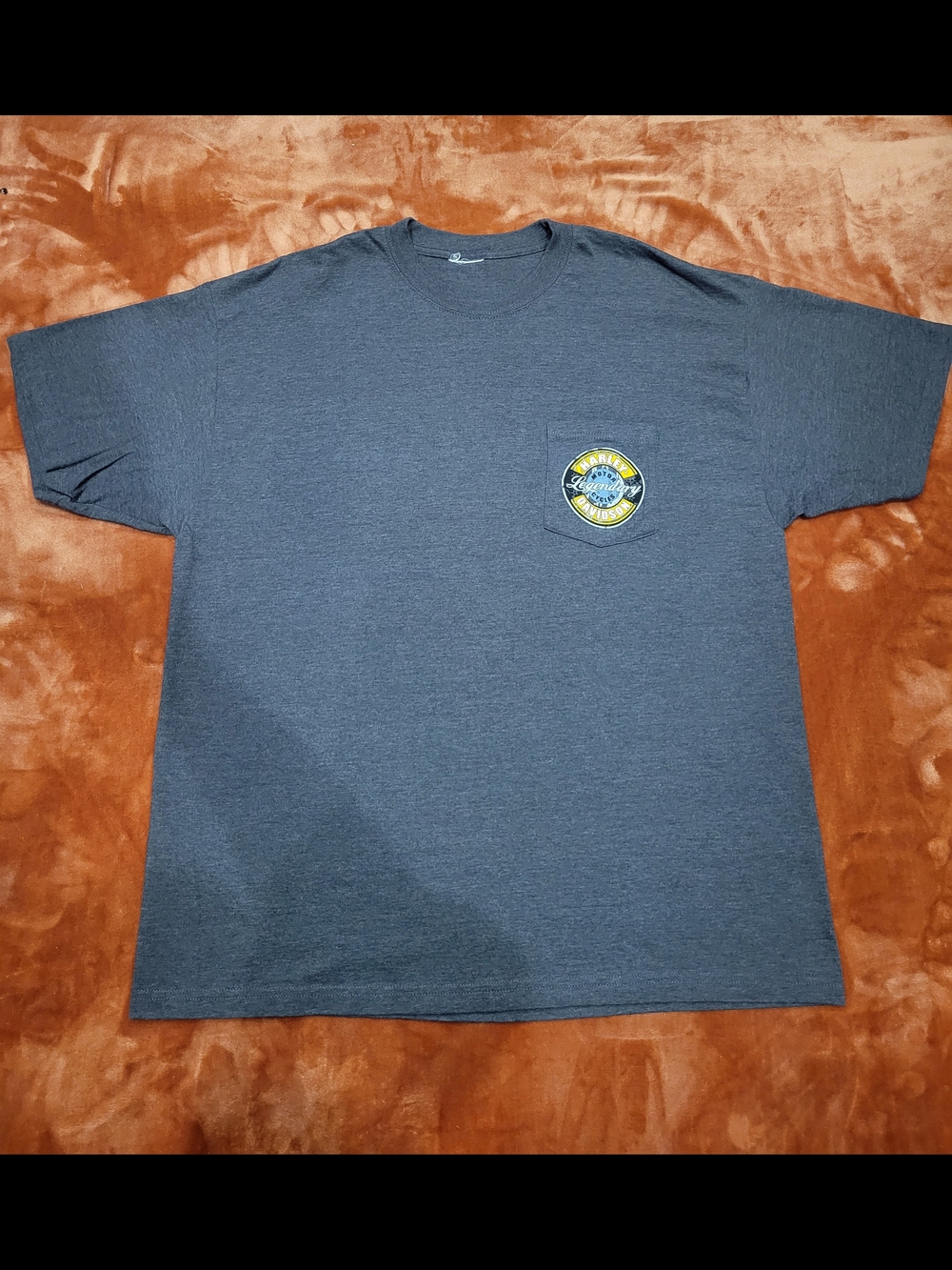Harley-Davidson Charcoal Short Sleeve Tee with Patch
